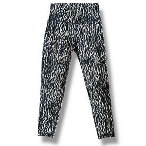 Sweaty Betty The Super Sculpt Workout Leggings Navy Blue Side Pocket Small